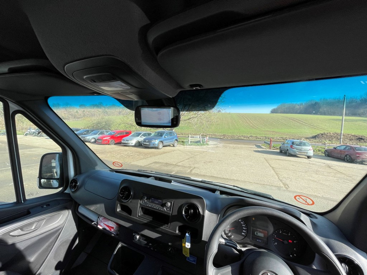 Fleet vehicle tracking fitted to a Renault Master in Steyning