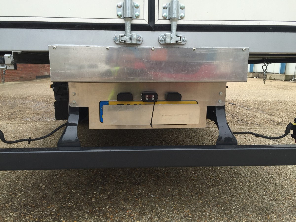 Parking sensors fitted to a 7.5t box lorry in Burgess Hill
