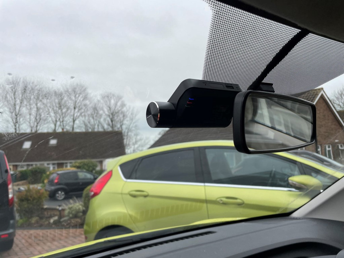 Dash cam fitted to a Toyota Aygo in Haywards Heath