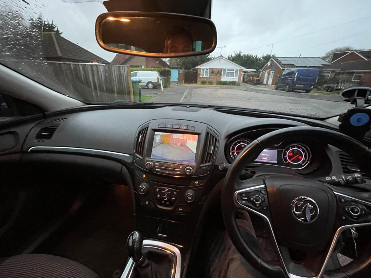 Dash cam fitted to a Vauxhall Corsa in Chichester