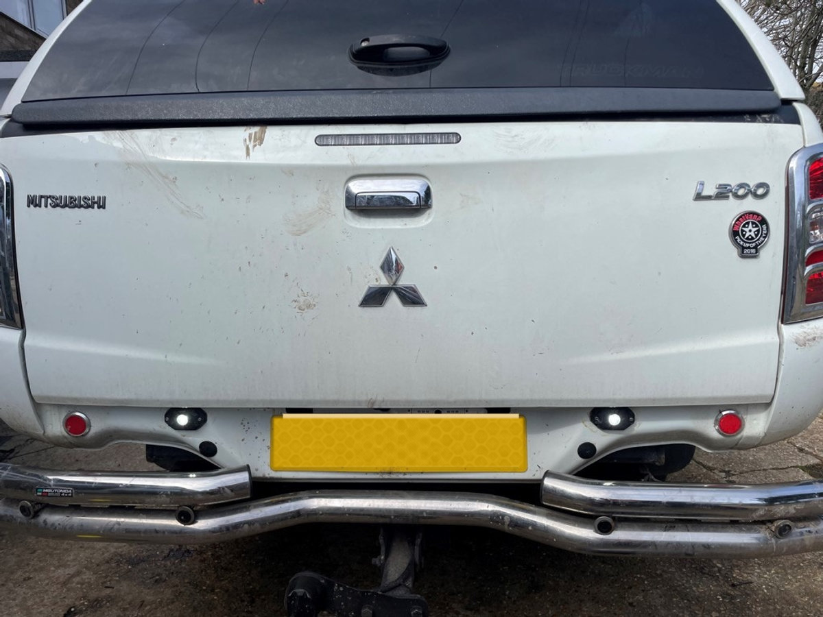 Reversing camera fitted to a Mitsubishi L200 with canopy in Horsham